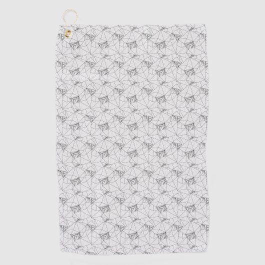 vertical Design One Hundred Two Golfhanddoek (Voorkant)