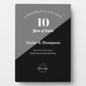 Vertical Employee years of service Recognition Fotoplaat (voorkant)