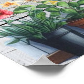 Vertical Garden Natuur Lover Oude Houten Wandkunst Poster (Hoek)