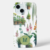 Vertical Garden Planten Lover Monogram Case-Mate iPhone Case (Achterkant)