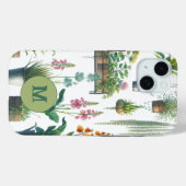 Vertical Garden Planten Lover Monogram Case-Mate iPhone Case (Achterkant (horizontaal))