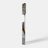 Vertical Luxury Oval Frame with Custom Name iPhone Hoesje (Rechterkant)