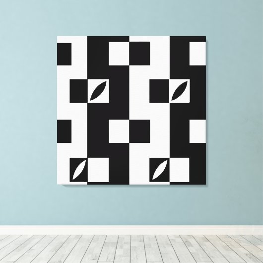 Vertical Modules | Modern Canvas Afdruk (Insitu (Houten vloer))