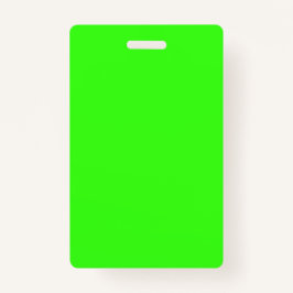 Vertical Neon Green Badge – Customizable