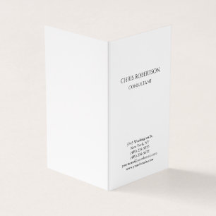 Vertical Plain Origineel Modern Minimalistisch Een Visitekaartjes