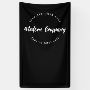Vertical sjabloon voor modern logo, aanpasbaar en  spandoek