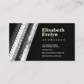 Vertical Trails in Monochrome Visitekaartje (Achterkant)