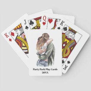 Verticale Aangepaste Tekst Volledige Foto - Poker  Pokerkaarten