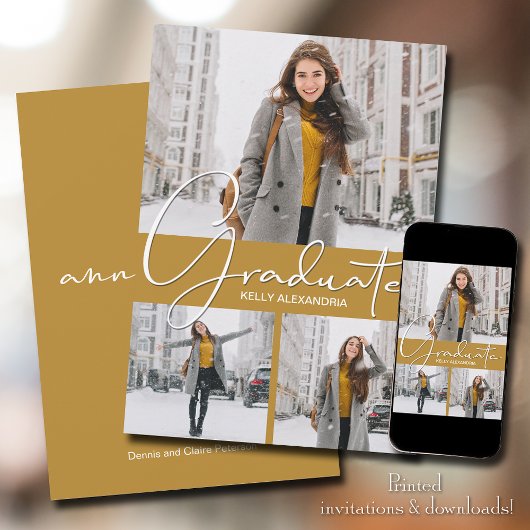 Verticale afstudeerfoto 3 Afstudeer aankondiging