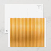 verticale amarillo briefkaart (Voorkant / Achterkant)