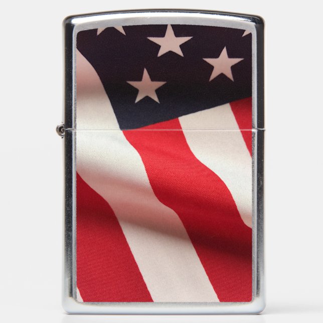 Verticale Amerikaanse vlag (Voorkant)