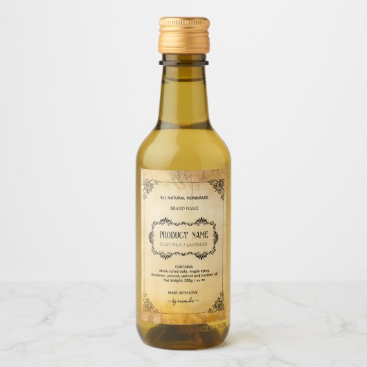 Verticale apotheekstijl labels wijn etiket (Voorkant)