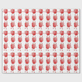 Verticale appels cadeaupapier (Vlak)