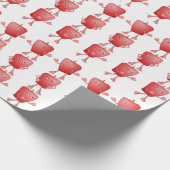 Verticale appels cadeaupapier (Hoek)