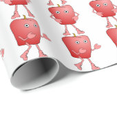 Verticale appels cadeaupapier (Rol Hoek)