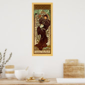  verticale banner Alphonse Mucha Lorenzaccio Poster (Keuken)
