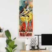 verticale banner van het Franse nieuwigheidspact Poster (Thuiskantoor)