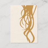 Verticale bilatérale de cartes de visite de (Dos)