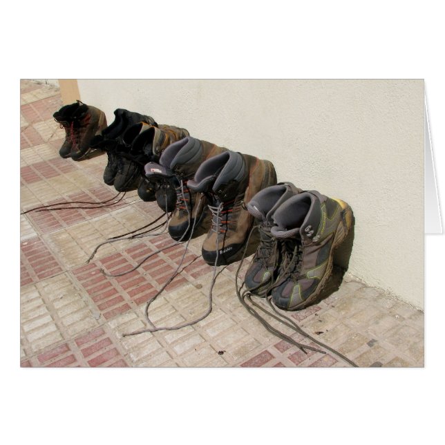 Verticale Boots-kaart (Voorkant Horizontaal)