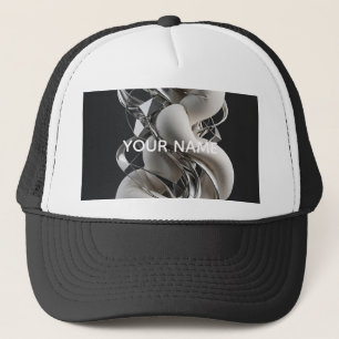 Verticale Chrome Twist - Premium 3D Abstract Trucker Pet