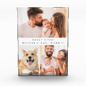 Verticale Eerste Moederdag Mama fotocollage Fotoblokken (Voorkant)