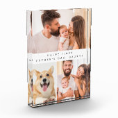 Verticale eerste vaderdag daddy fotocollage fotoblokken (Links)