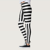 Verticale en horizontale strepen leggings (Links)