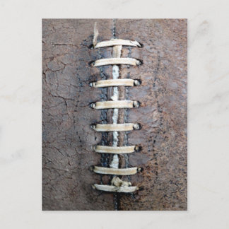 verticale football-koorden briefkaart