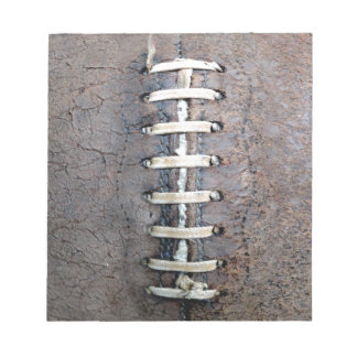 verticale football-koorden notitieblok