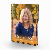 Verticale foto-Afstuderen Oranje klasse 2018 Fotoblokken (Rechts)