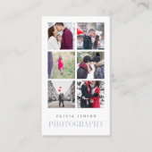 Verticale fotocollage | Fotograaf Visitekaartje (Voorkant)