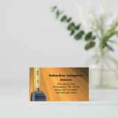 Verticale functies voor het meten van tapeconstruc visitekaartje (Staand voorkant)