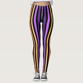 Verticale gestripte Leggings