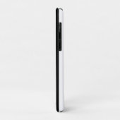 Verticale grafische strips zwart/wit, strips Case-Mate iPhone case (Achterkant/links)