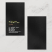 Verticale grijze kleuren Modern Professional Visitekaartje (Voorkant / Achterkant)