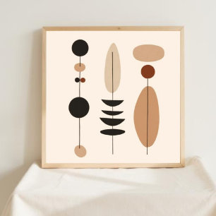 Verticale Harmonie Studie Poster