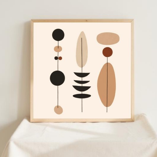 Verticale Harmonie Studie Poster