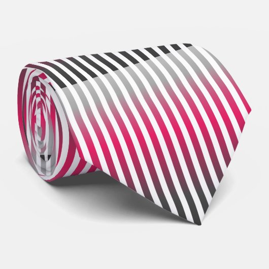 Verticale instripes in het schema voor warme kleur stropdas (Opgerold)