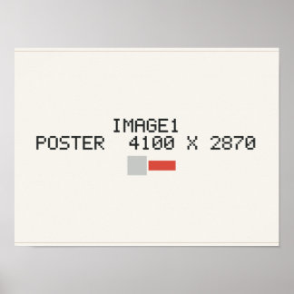 verticale kaart - gepersonaliseerd poster