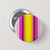 Verticale kleurstrepen ronde button 5,7 cm (Voorkant /achterkant)
