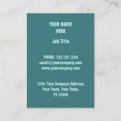 Verticale kroes met corrosiegroei visitekaartje (Achterkant)