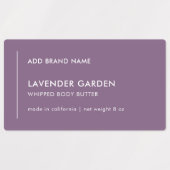 Verticale lijn Voeg merk aangepaste kleur product Labels (Design 1)