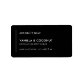 Verticale lijn Voeg merk aangepaste kleur productl Etiket (Voorkant)