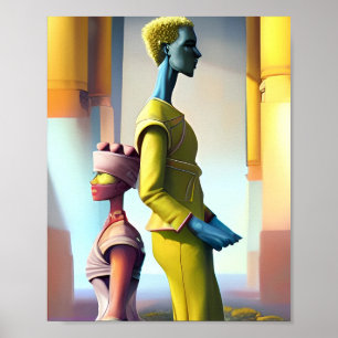 Verticale limieten ontwerp van de ken-meter poster