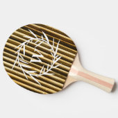 Verticale linnen voor Bamboe Tafeltennisbatje (Zijkant)