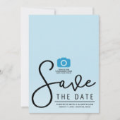 Verticale moderne scriptfoto Sla de Kaart Datum op (Voorkant)