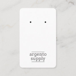 Verticale oorkaartje - Voeg uw Logo toe Visitekaartje