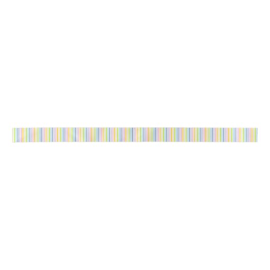 Verticale pasteelregenboog en witte strepen lint (Voorkant)