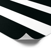 Verticale reflecties op kunst zwart en wit poster (Hoek)