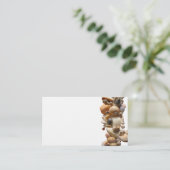 Verticale Shell Border Place Cards Plaatskaartje (Staand voorkant)